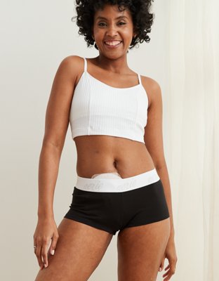 Aerie Cotton Logo Boyshort Underwear