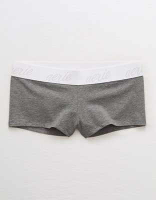 Aerie Cotton Logo Boyshort Underwear