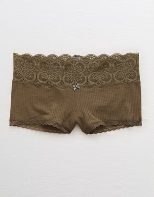 Aerie Ribbed Boyshort Underwear
