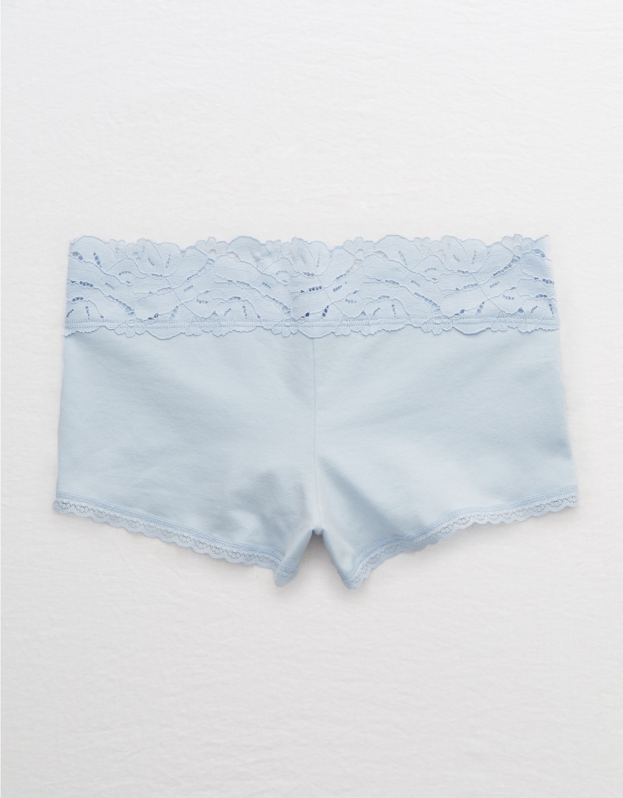 Aerie Palm Lace Cotton Boyshort Underwear