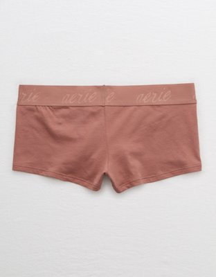 Aerie Cotton Logo Boyshort Underwear