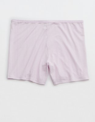 Трусы-шортики, модал, в рубчик — Aerie — фото 4