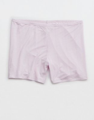 Трусы-шортики, модал, в рубчик — Aerie — фото 3