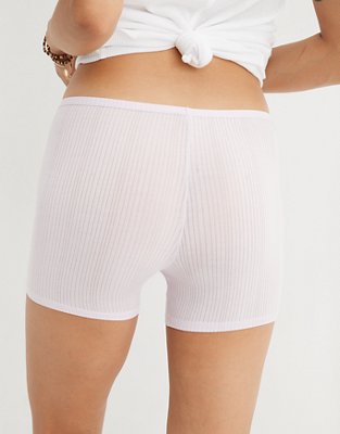 Трусы-шортики, модал, в рубчик — Aerie — фото 2