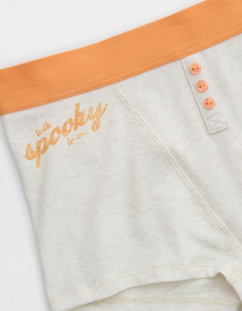 Трусы-шортики Superchill Halloween, хлопок — Aerie