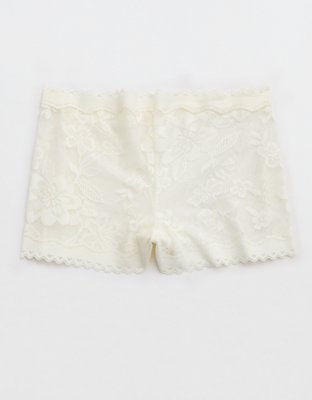 Culotte short garçonne avec dentelle Touche de féminité Plein la vue