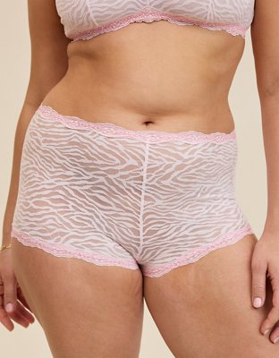 Superchill Cotton Zerba Lace High Rise Boyshort Underwear