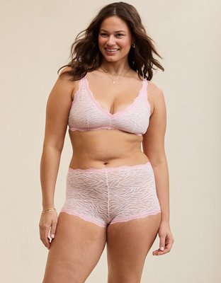 Superchill Cotton Zerba Lace High Rise Boyshort Underwear