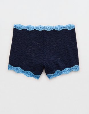 Superchill Cotton Zerba Lace High Rise Boyshort Underwear