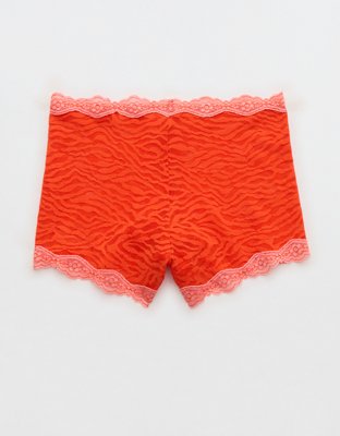 Superchill Cotton Zerba Lace High Rise Boyshort Underwear