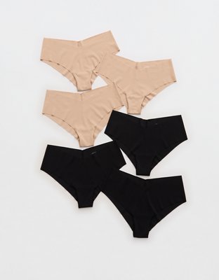 SMOOTHEZ No Show Cheeky Underwear 6-Pack