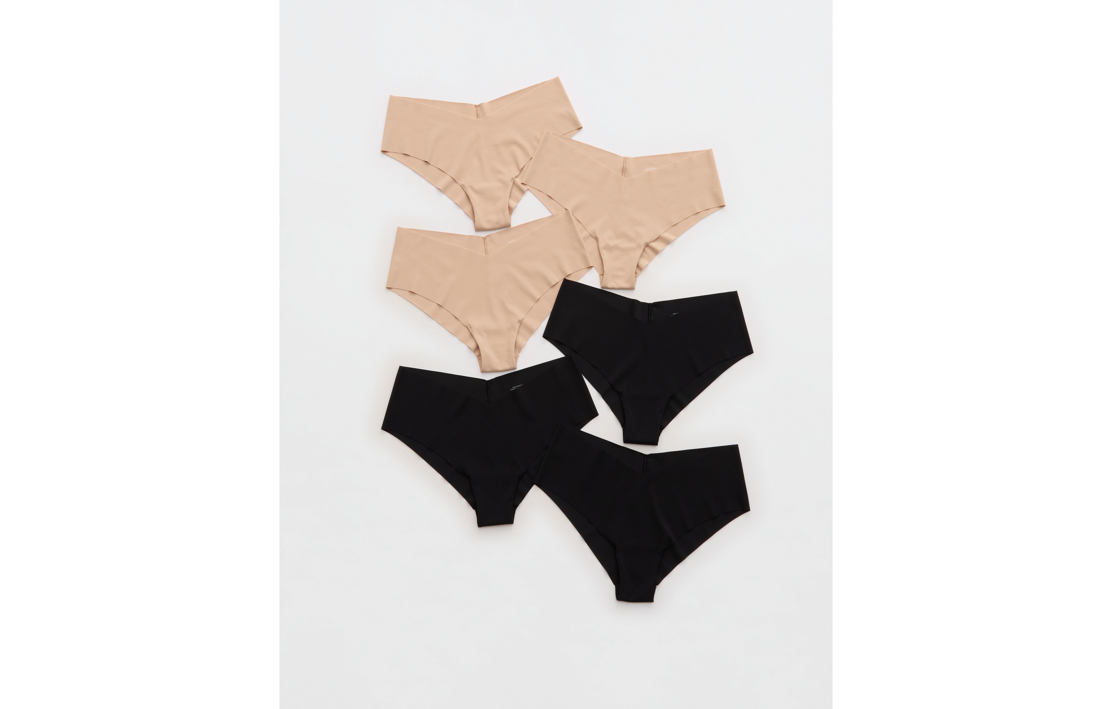 SMOOTHEZ No Show Cheeky Underwear 6-Pack