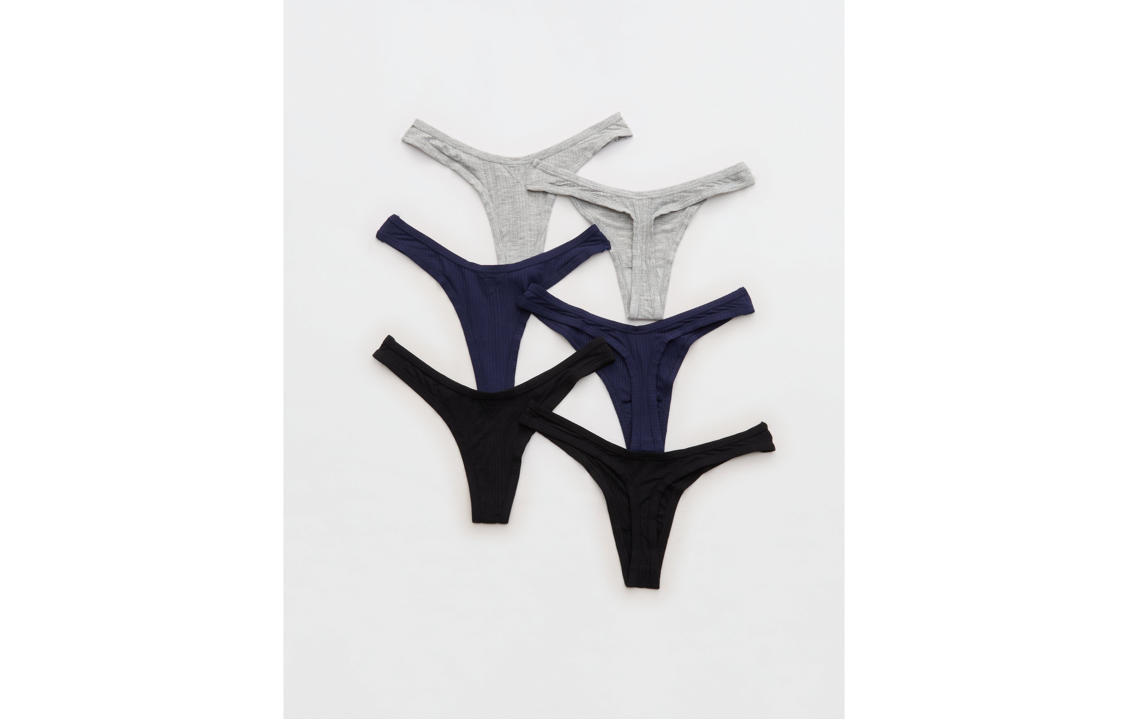 Superchill Modal Rib Thong Underwear 6-Pack