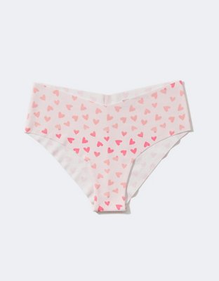 aerie, Intimates & Sleepwear, New Aerie Pink White Stripe Candy Lace Cotton  Cheeky Underwear Womens Size Xs