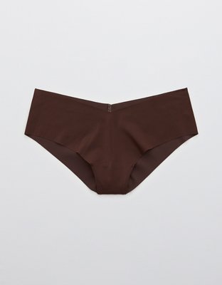 Aerie Womens No Show Color Block Thong Underwear, Panties