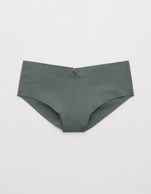 Aerie No Show Cheeky Underwear In Black