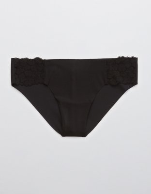 Aerie Leopard No Show Thong Underwear