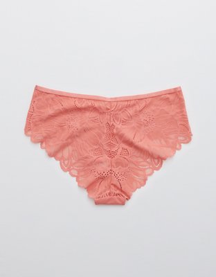 Aerie No Show Holiday Best Lace Cheeky Underwear