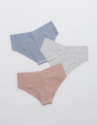 Aerie No Show Cotton Cheeky Underwear 3-Pack