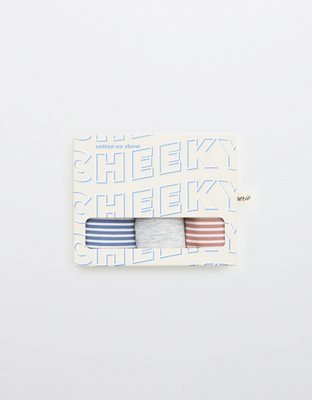 Aerie No Show Cotton Cheeky Underwear 3-Pack