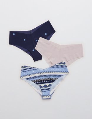 Aerie No Show Cheeky Underwear 3-Pack