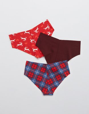 Aerie No Show Cotton Cheeky Underwear 3-Pack