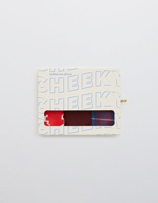 Aerie No Show Cotton Cheeky Underwear 3-Pack