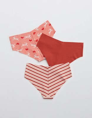 Aerie No Show Cotton Cheeky Underwear 3-Pack