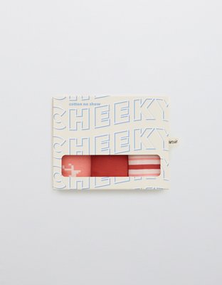 Aerie No Show Cotton Cheeky Underwear 3-Pack