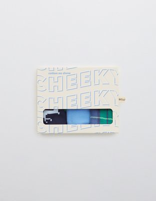 Aerie No Show Cotton Cheeky Underwear 3-Pack