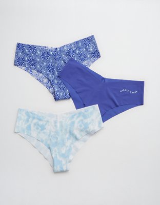 American Eagle AERIE LACE CHEEKY Undies White Navy Olive Small #1775-5973 6  PCS 