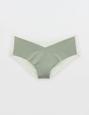 Super Soft Lace Detail High Waist Bikini Panty - Blue horizon
