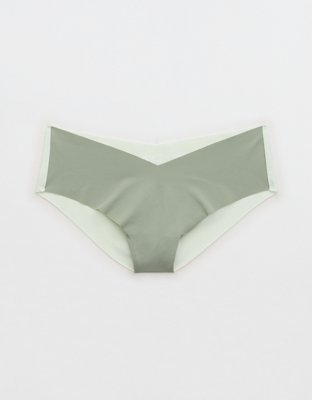 Aerie No Show Fa La Lace Cheeky Underwear In Green