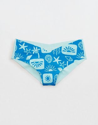 Microfiber No-show Cheeky Panty - Botanical garden