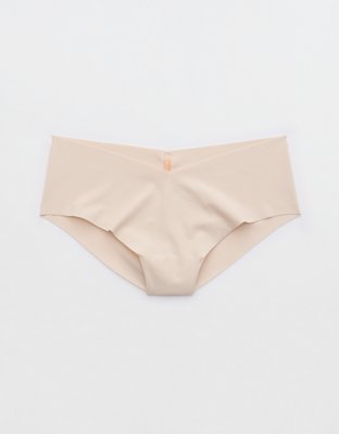 Victoria's Secret Lace Trim Cheeky Panty Pale Sky Gray Underwear