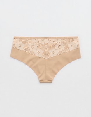 SMOOTHEZ No Show Lace Cheeky Underwear