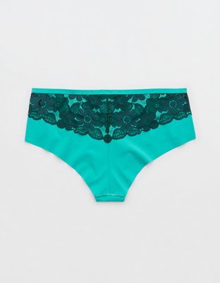 SMOOTHEZ No Show Lace Cheeky Underwear