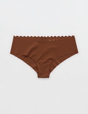 SMOOTHEZ No Show Scallop Cheeky Underwear