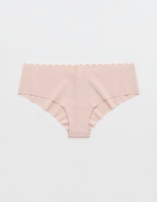 SMOOTHEZ No Show Scallop Cheeky Underwear