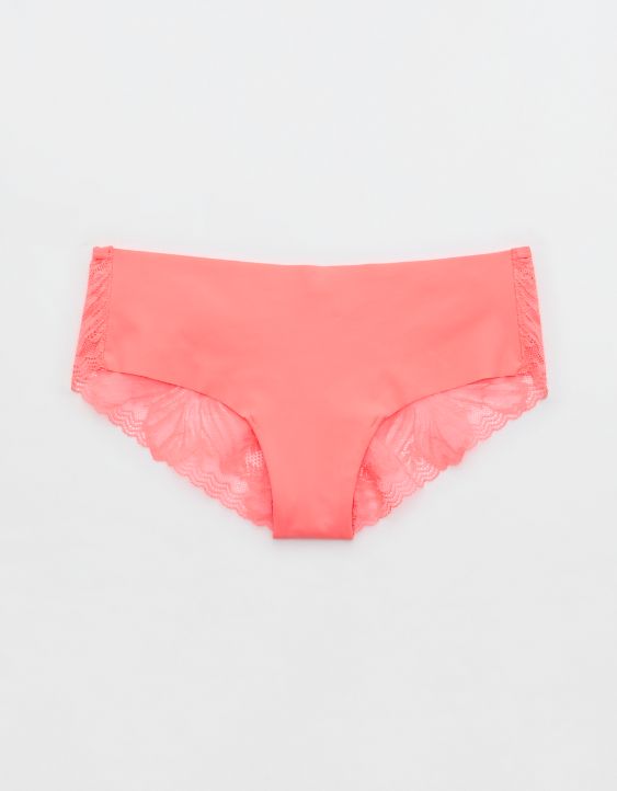 SMOOTHEZ No Show Lace Cheeky Underwear