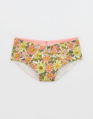 Superchill No Show Cotton Picot Cheeky Underwear