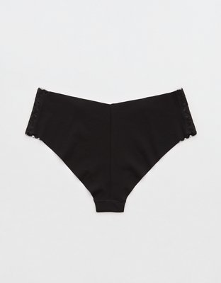 SMOOTHEZ No Show Coquette Lace Cheeky Underwear