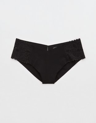 SMOOTHEZ No Show Coquette Lace Cheeky Underwear