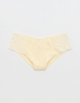 SMOOTHEZ No Show Coquette Lace Cheeky Underwear