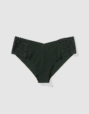 SMOOTHEZ No Show Coquette Lace Cheeky Underwear