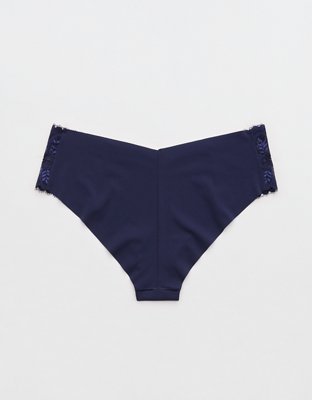 SMOOTHEZ No Show Coquette Lace Cheeky Underwear