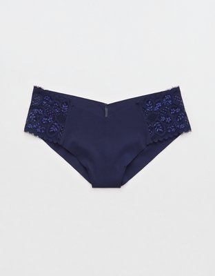 SMOOTHEZ No Show Coquette Lace Cheeky Underwear