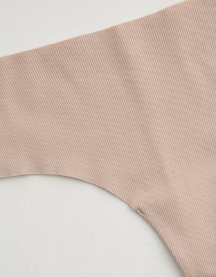 Superchill No Show Cotton Mid Rise Thong Underwear 