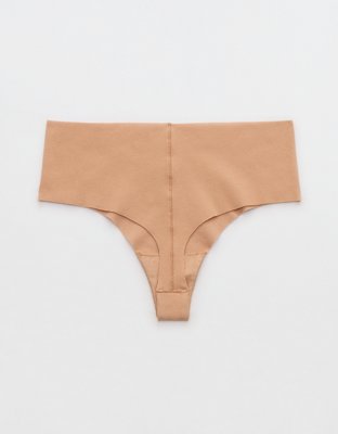 Superchill No Show Cotton Mid Rise Thong Underwear 