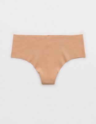 Superchill No Show Cotton Rib Mid Rise Thong Underwear